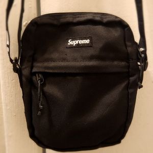 Supreme SS18 Shoulder Bag- Black Cordura Fabrics